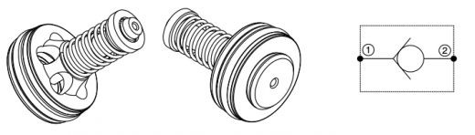 Check valve insert