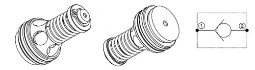 Check valve insert
